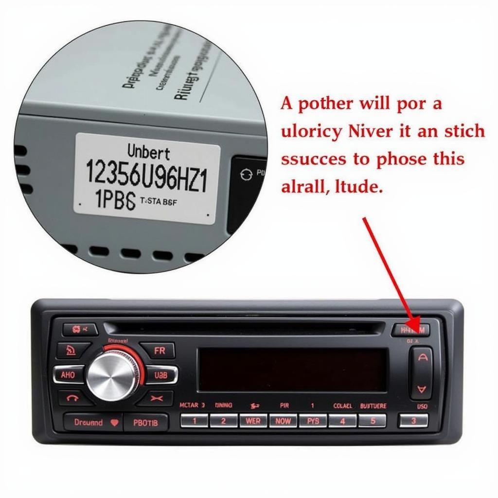 Finding the Audi Concert Radio Serial Number