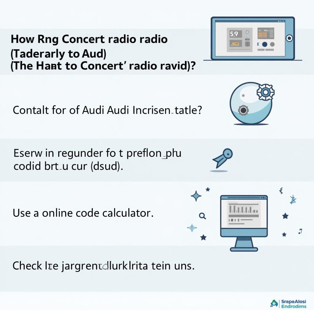 Retrieving Your Audi Concert Radio Code