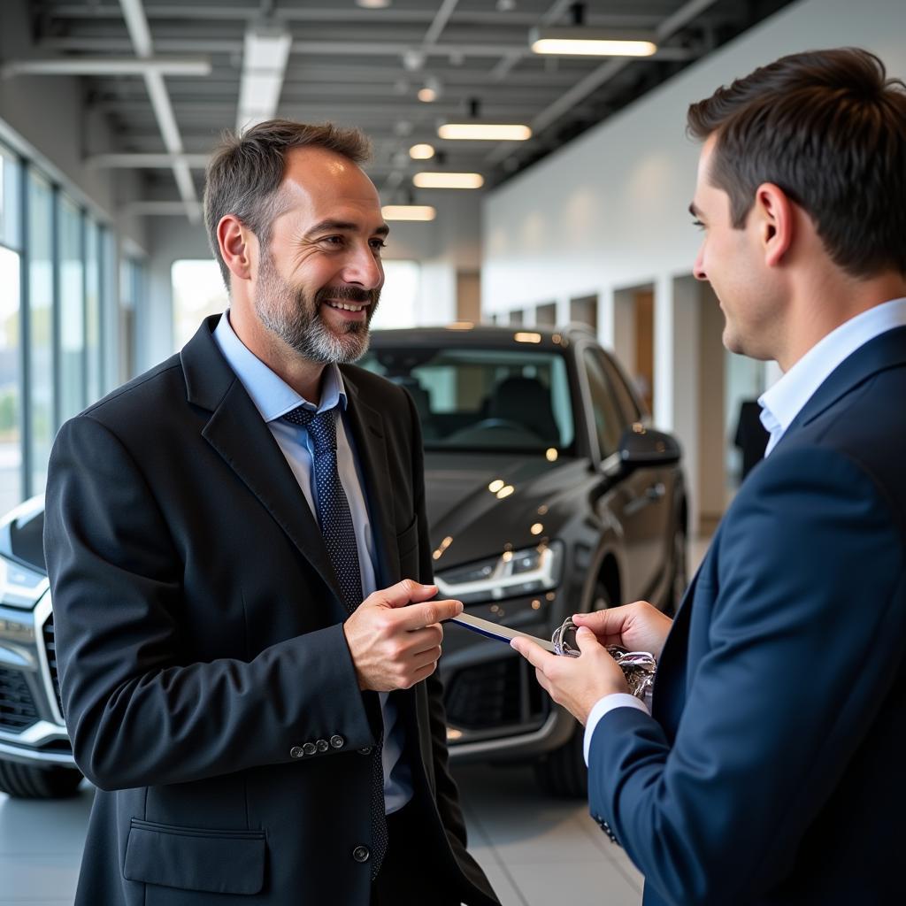 Audi Dealership Key Retrieval