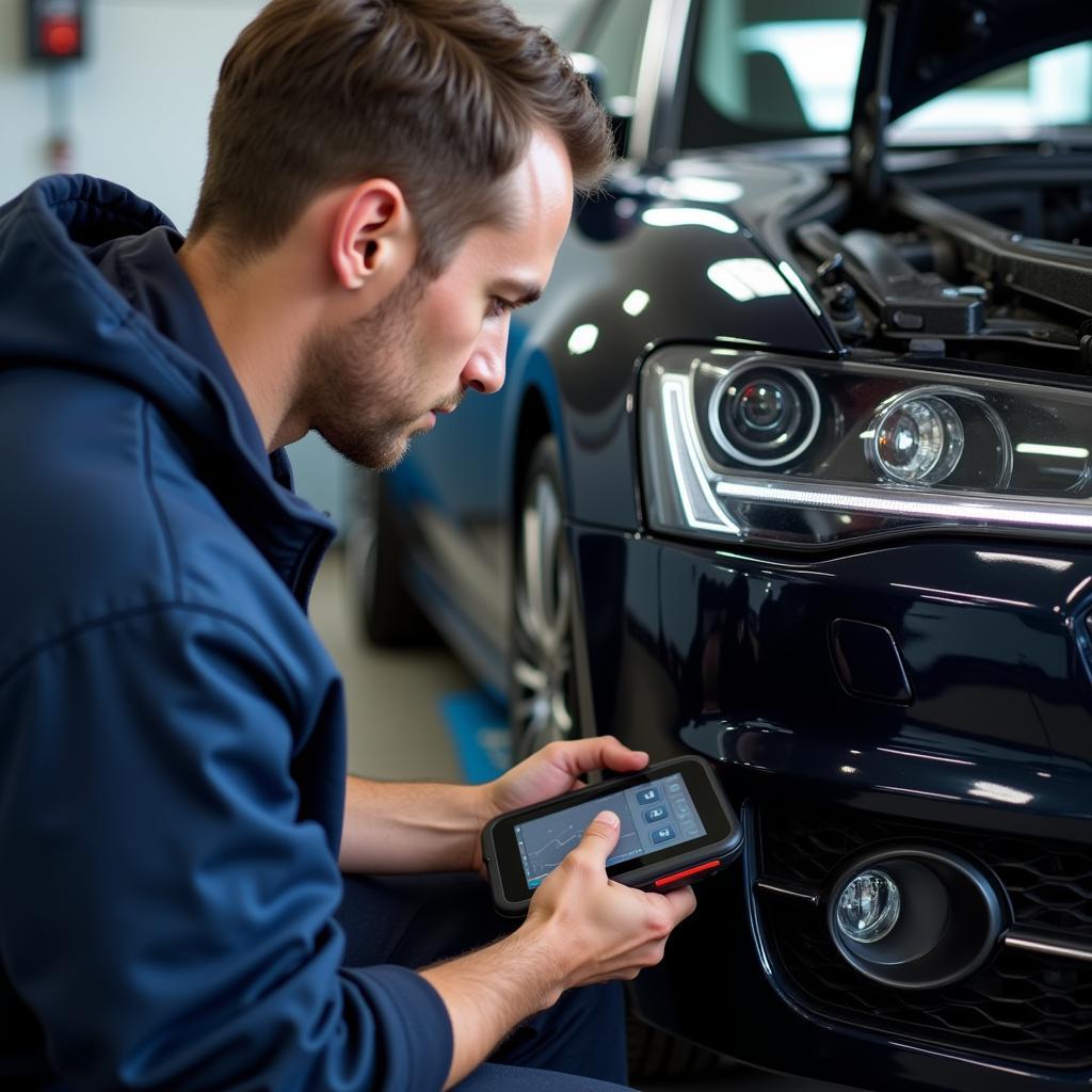 Using an Audi Diagnostic Tool