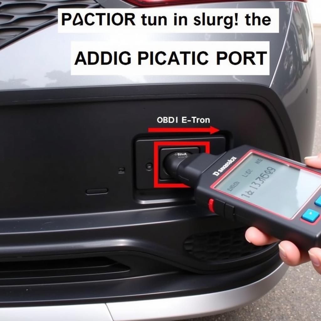 Audi e-tron Diagnostic Port