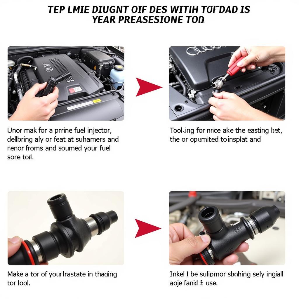 Replacing a Fuel Injector on an Audi Engine