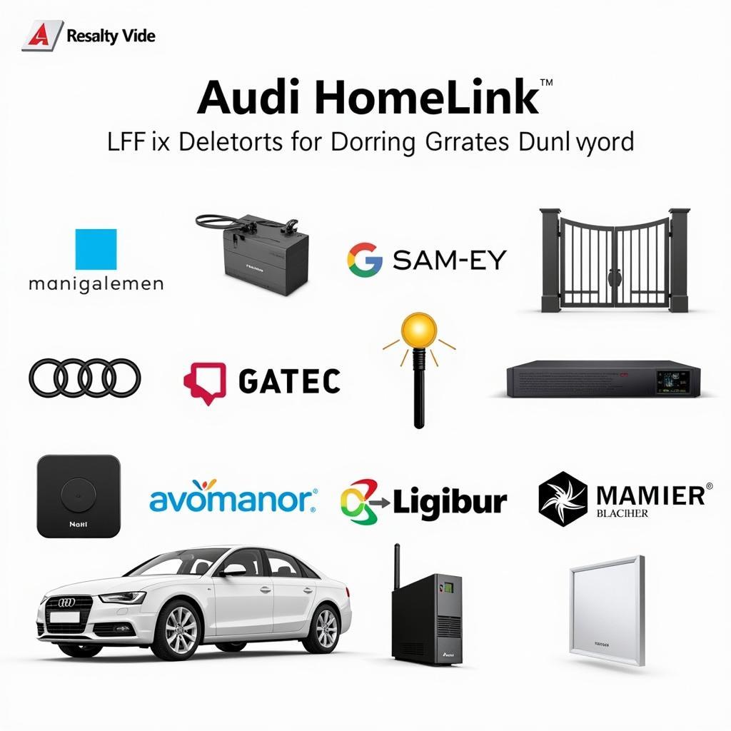 Audi HomeLink Compatible Devices