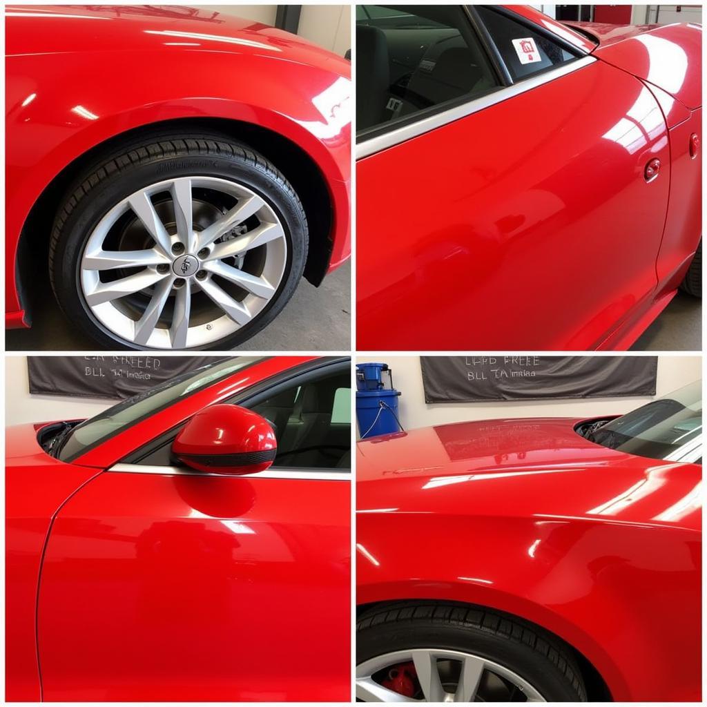 Audi Misano Red Paint Repair