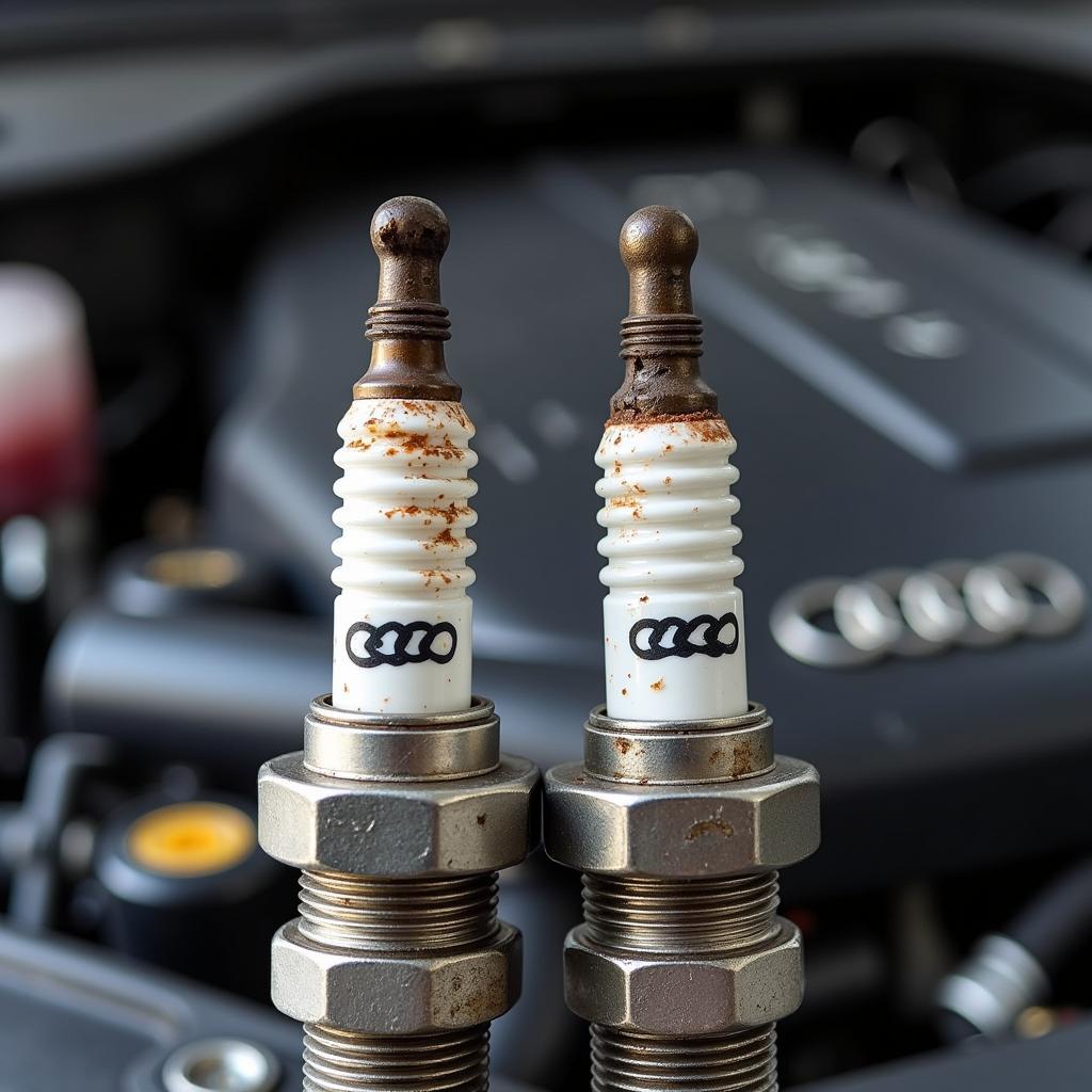 Faulty Spark Plugs Causing P0303 in Audi