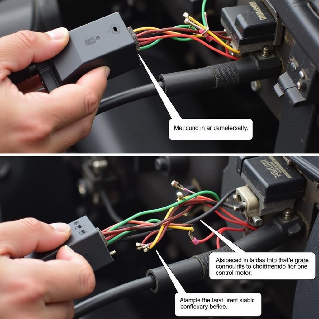 Inspecting the Wiring Harness for Damage