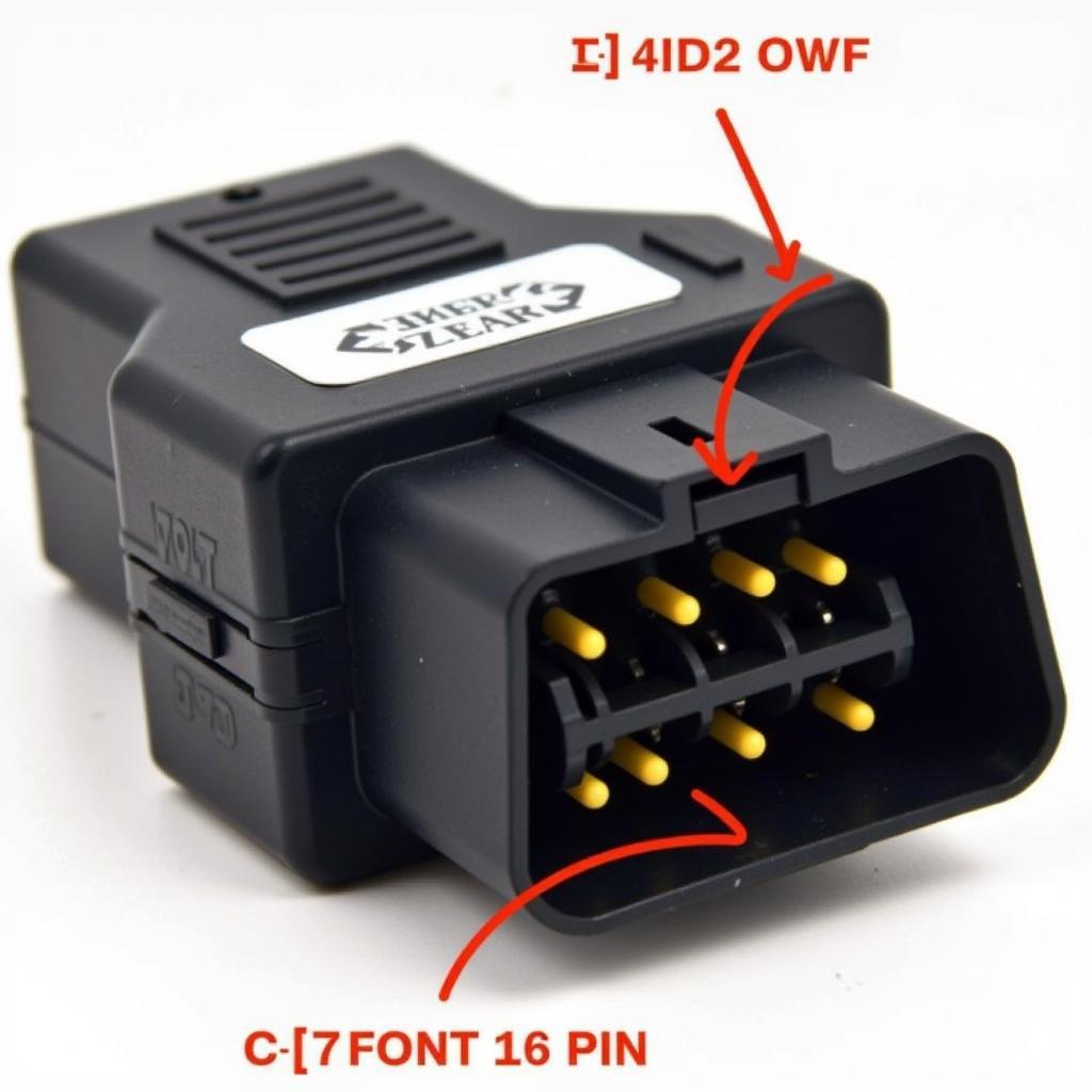 Audi Q5 2019 OBD2 Connector Closeup