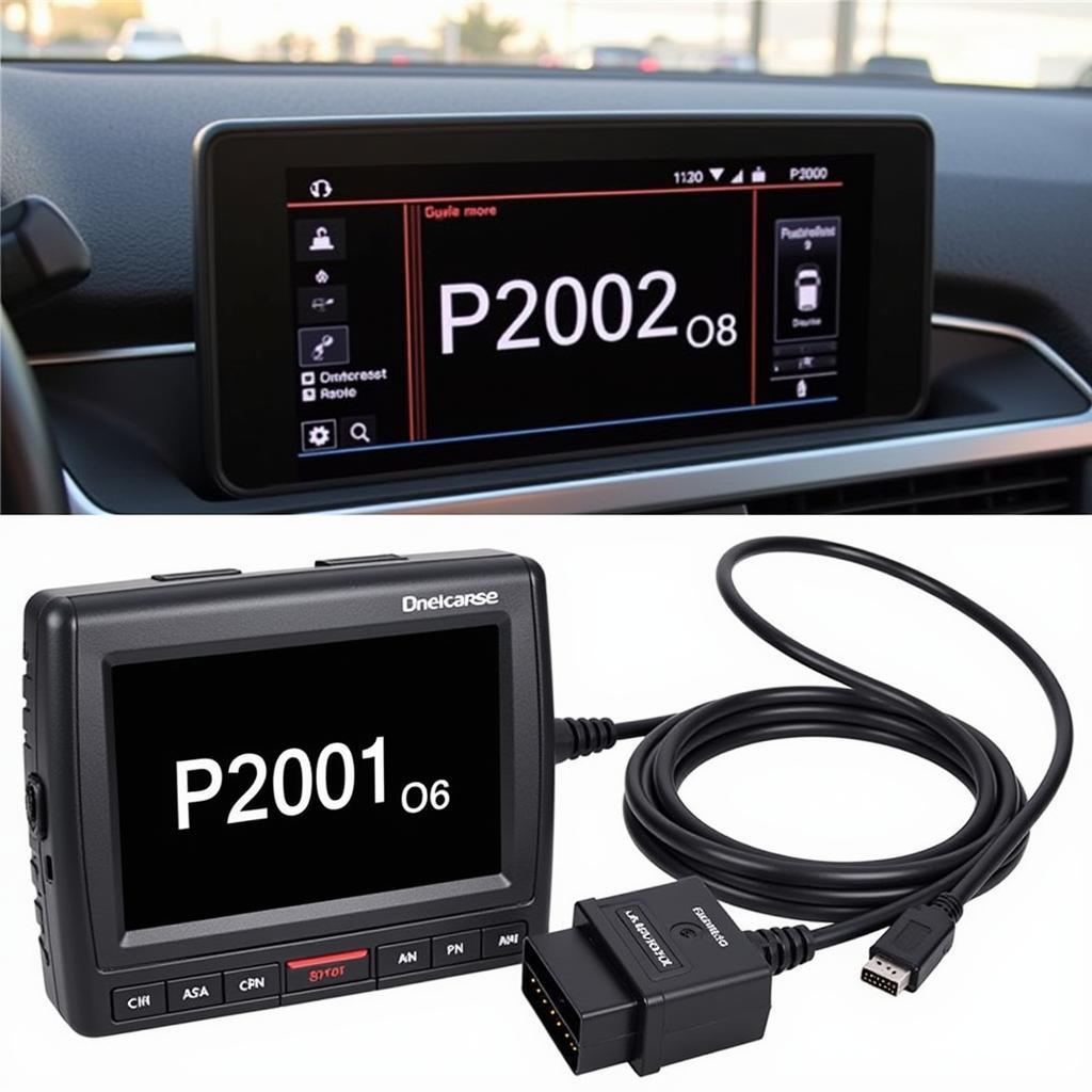 Using an OBD-II Scanner to Diagnose P2002 Fault Code on Audi Q5