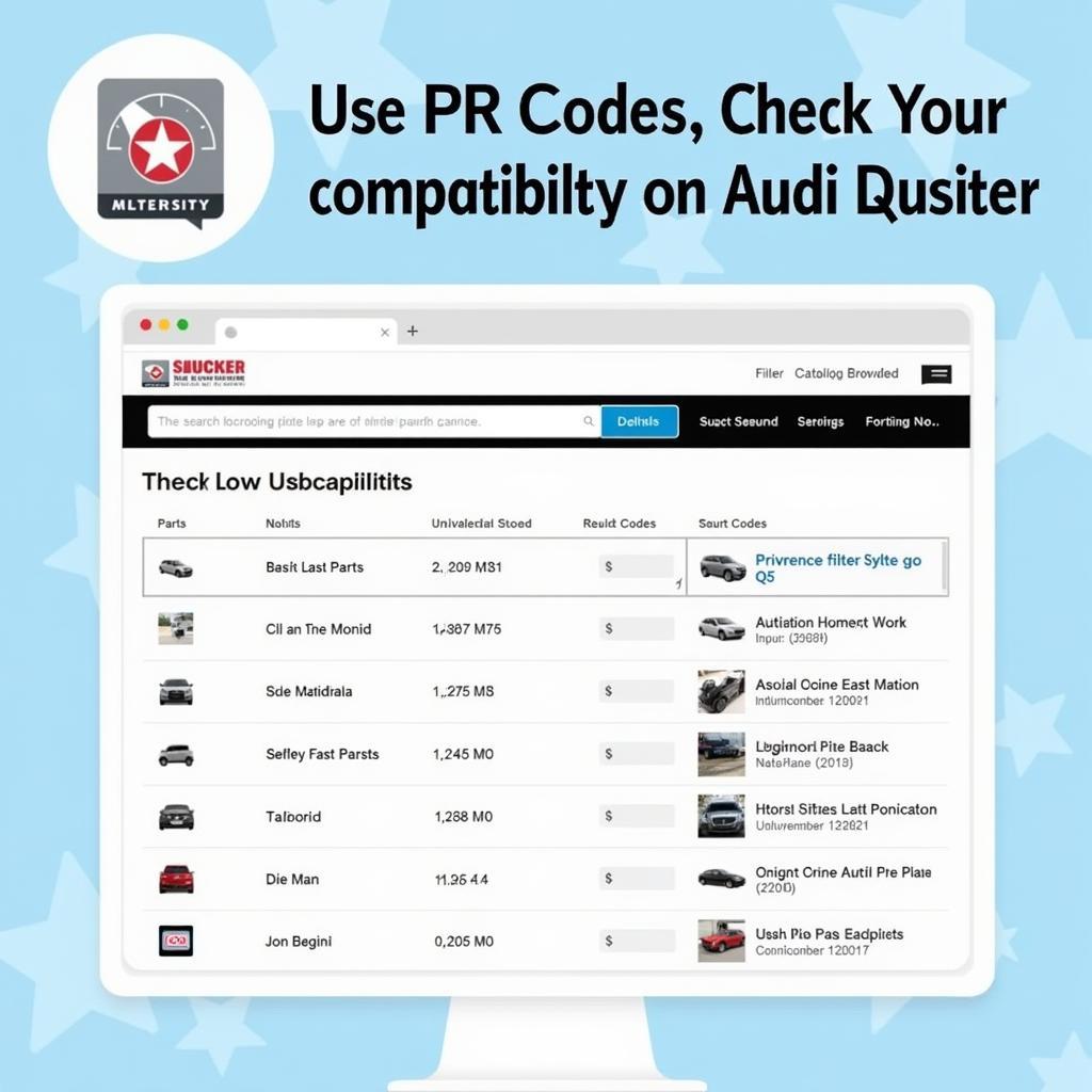 Audi Q5 Parts Compatibility Check