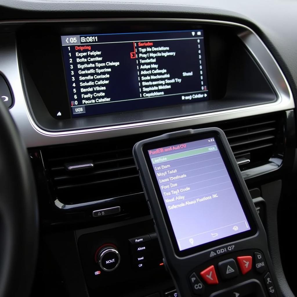 Audi Q7 Diagnostic Tool Using Option Codes