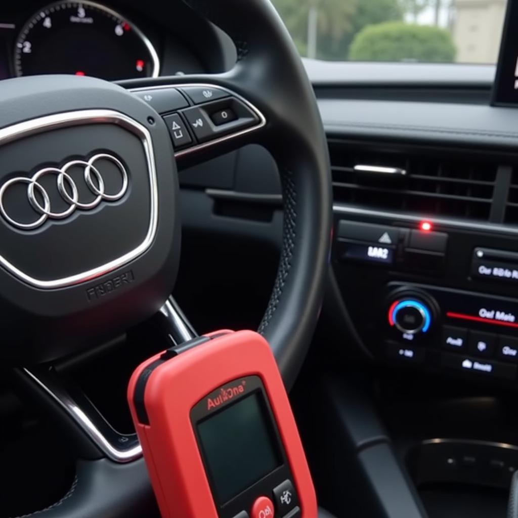 Scanning an Audi Q7 with an OBD-II Scanner