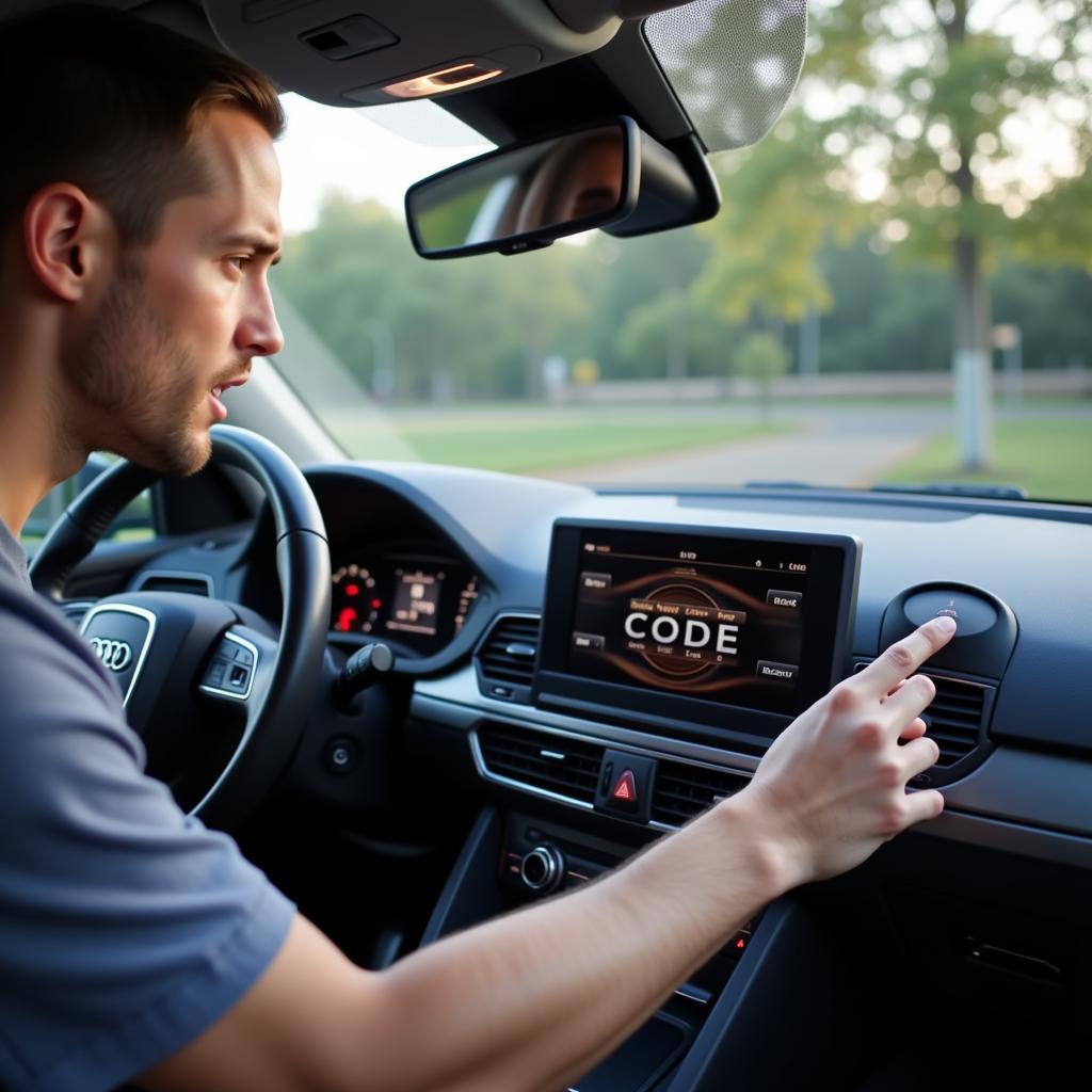 Retrieving Audi Radio Code