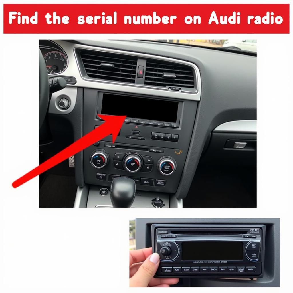 Locating the Audi Radio Serial Number