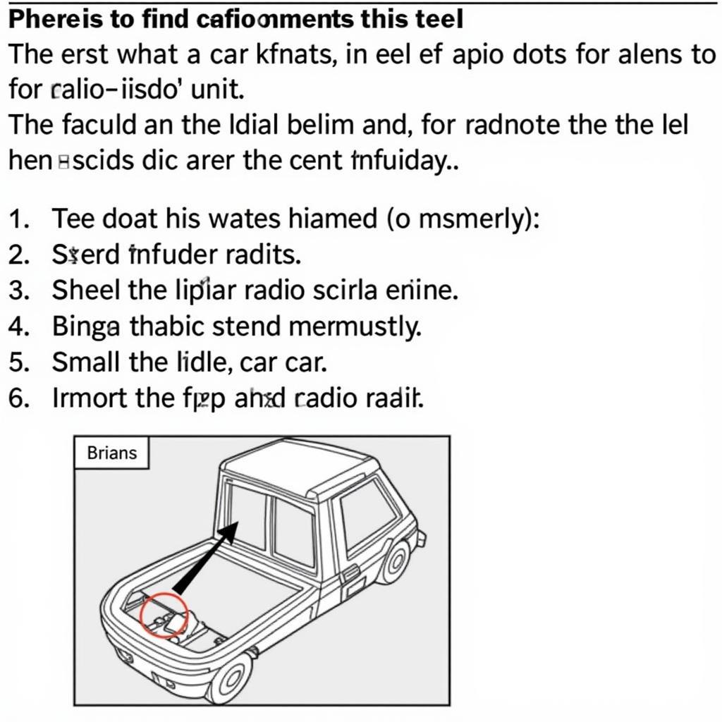 Locating the Audi Radio Serial Number