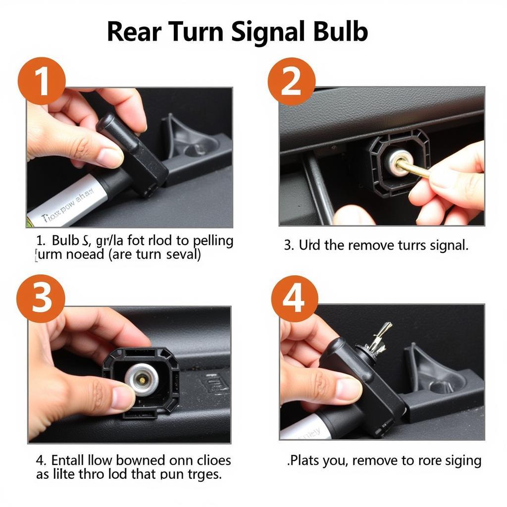 Replacing a Rear Turn Signal Bulb on an Audi