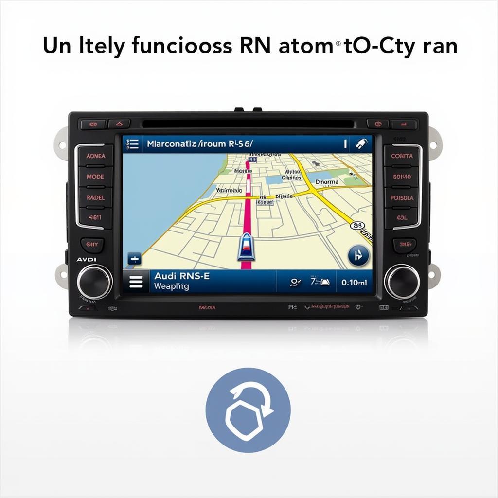 Audi RNS-E Working Navigation System