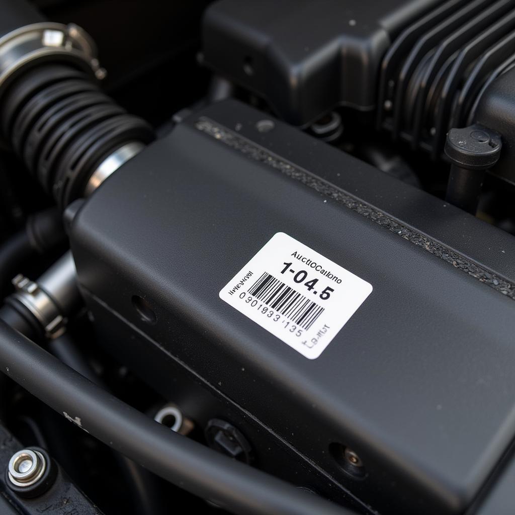 Audi S3 Engine Code Location Example