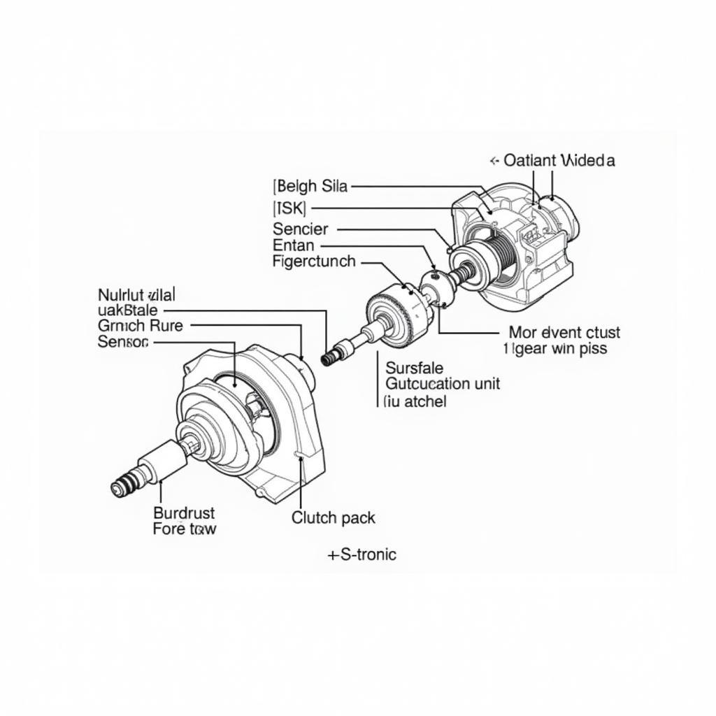 Audi S3 Gearbox Internal Components Diagram