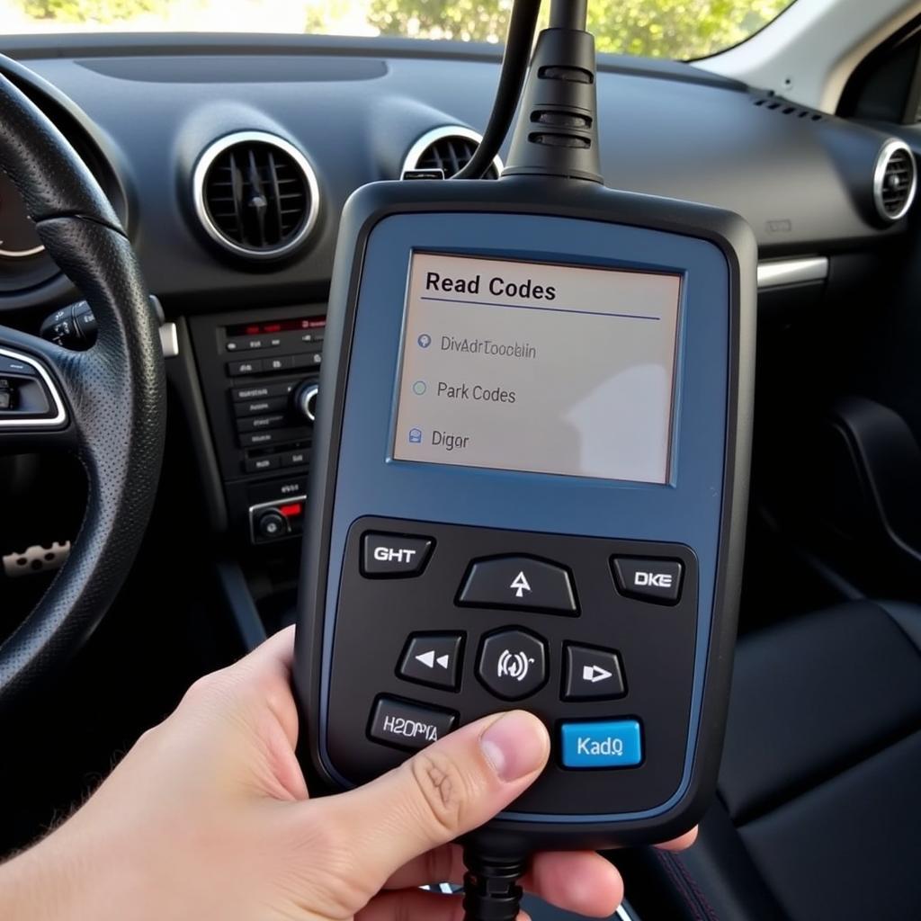 Connecting OBD-II Scanner to Audi S3