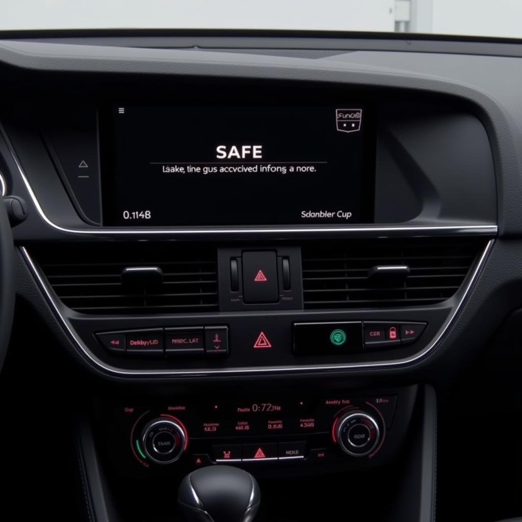 Audi Symphony Radio Safe Mode