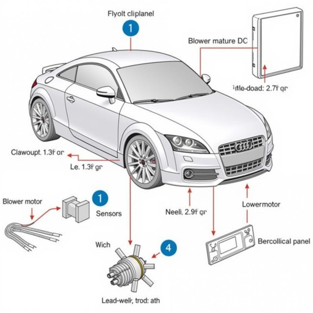 Audi TT Climate Control System Components