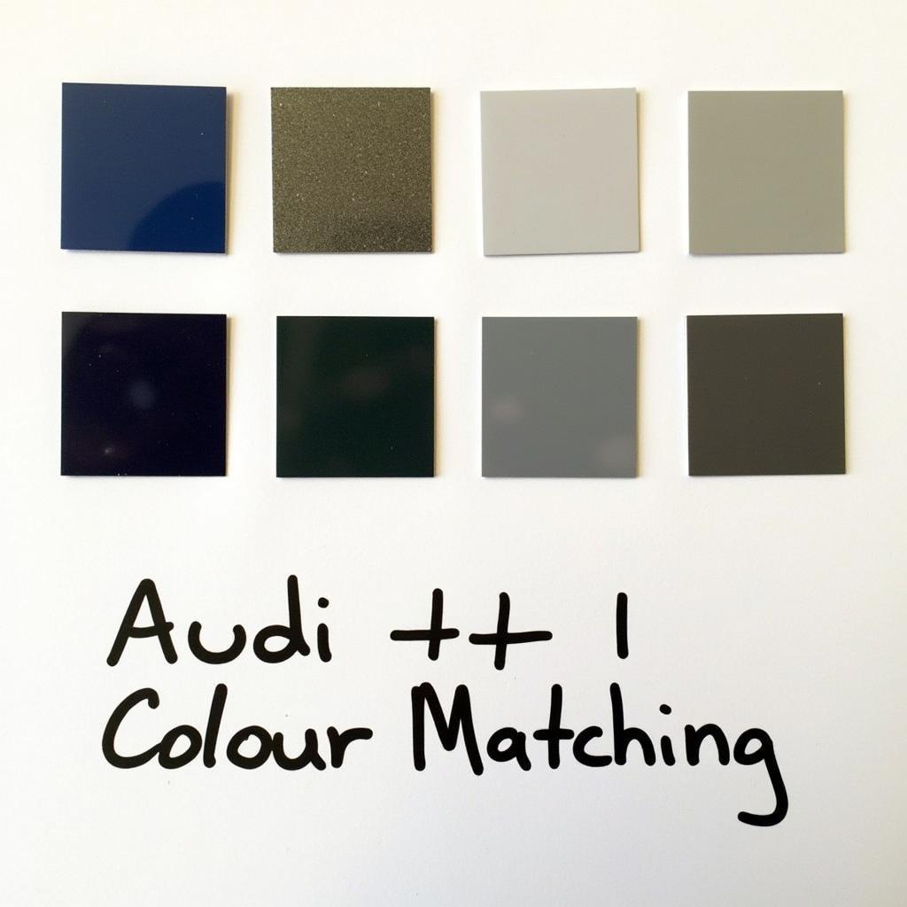 Audi TT Mk1 Paint Chip Samples for Colour Matching