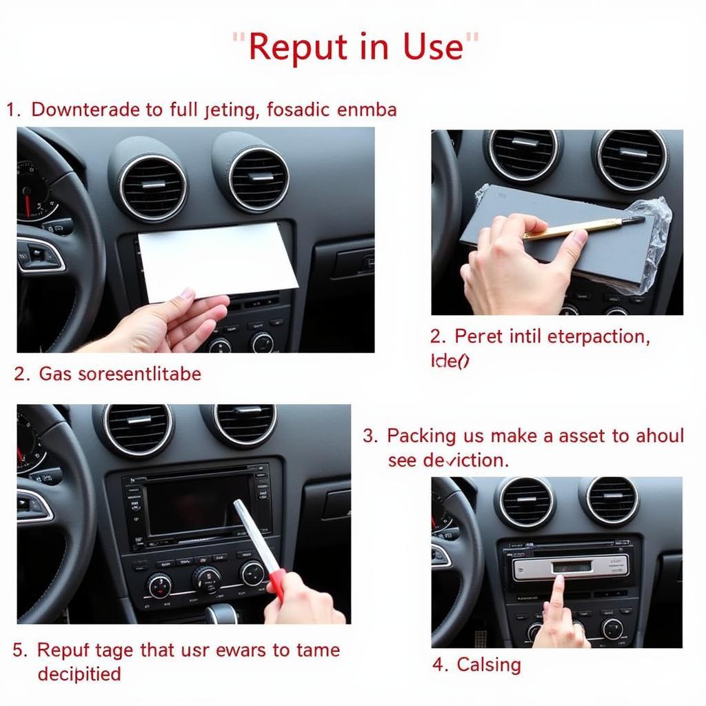 Removing the Audi TT Radio Unit