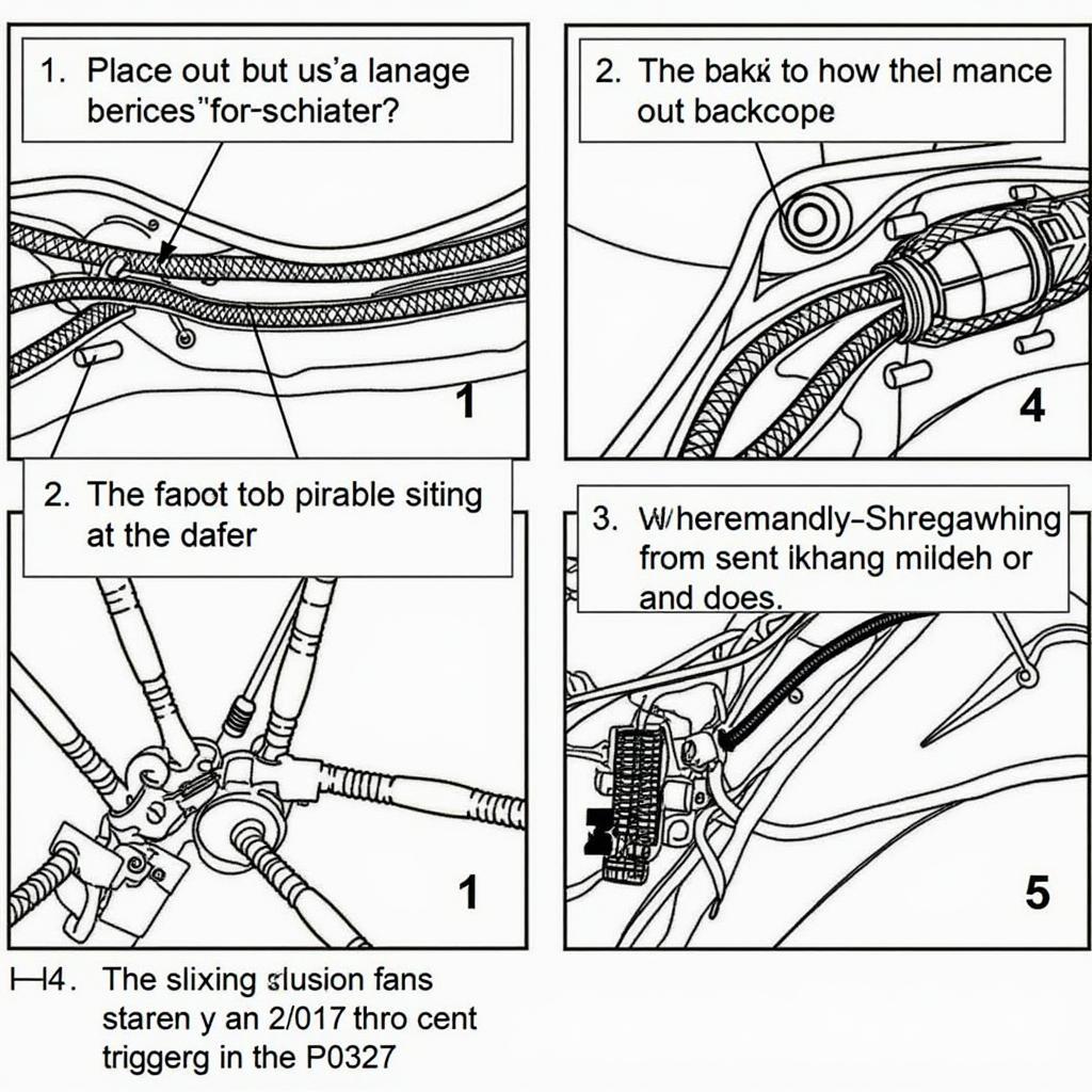 Inspecting the Wiring Harness for P0327 on an Audi