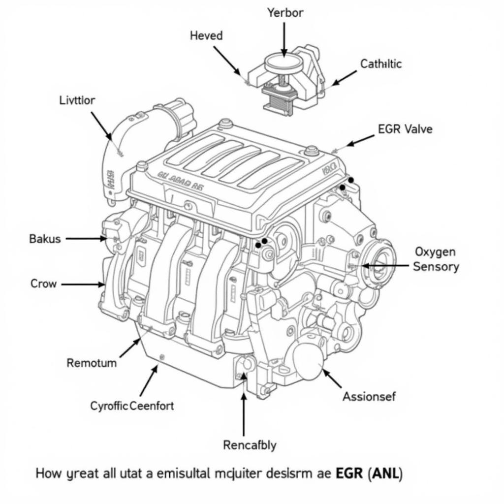 B6 Audi A4 Emission System Components