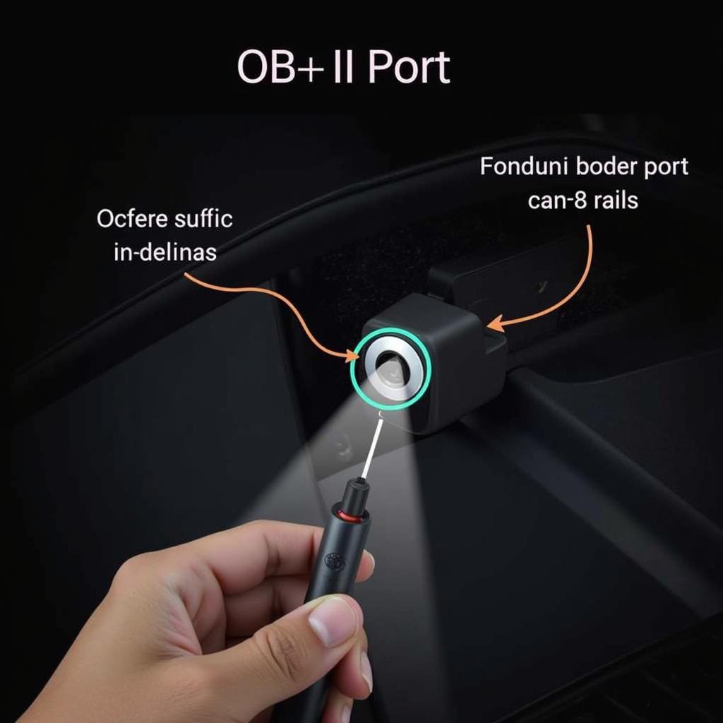 BMW Diagnostic Cable Connection to OBD-II Port