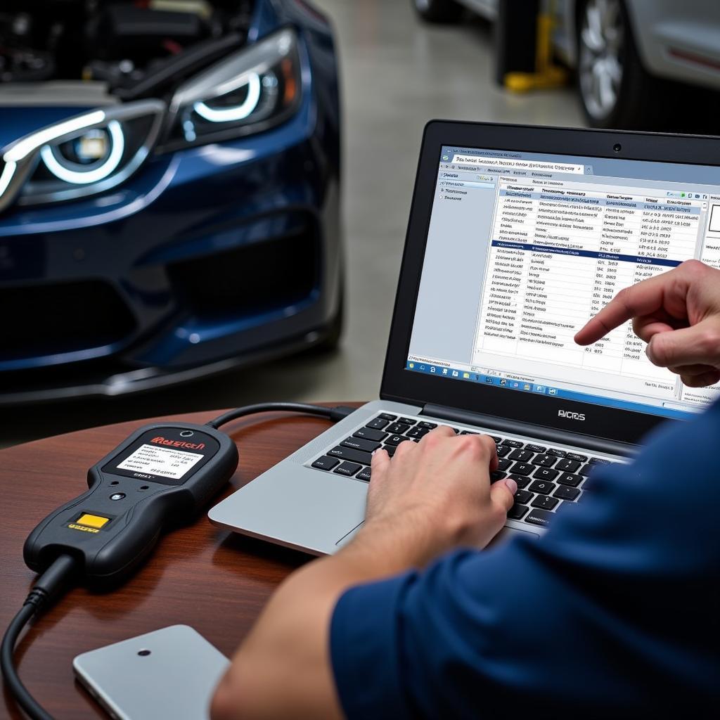 BMW Diagnostics using a Ross Tech Cable and Laptop