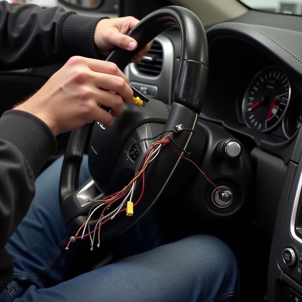 Checking Steering Wheel Wiring