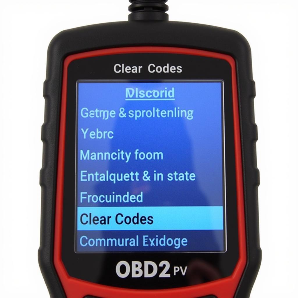 Clearing Trouble Codes with OBD2 Scanner