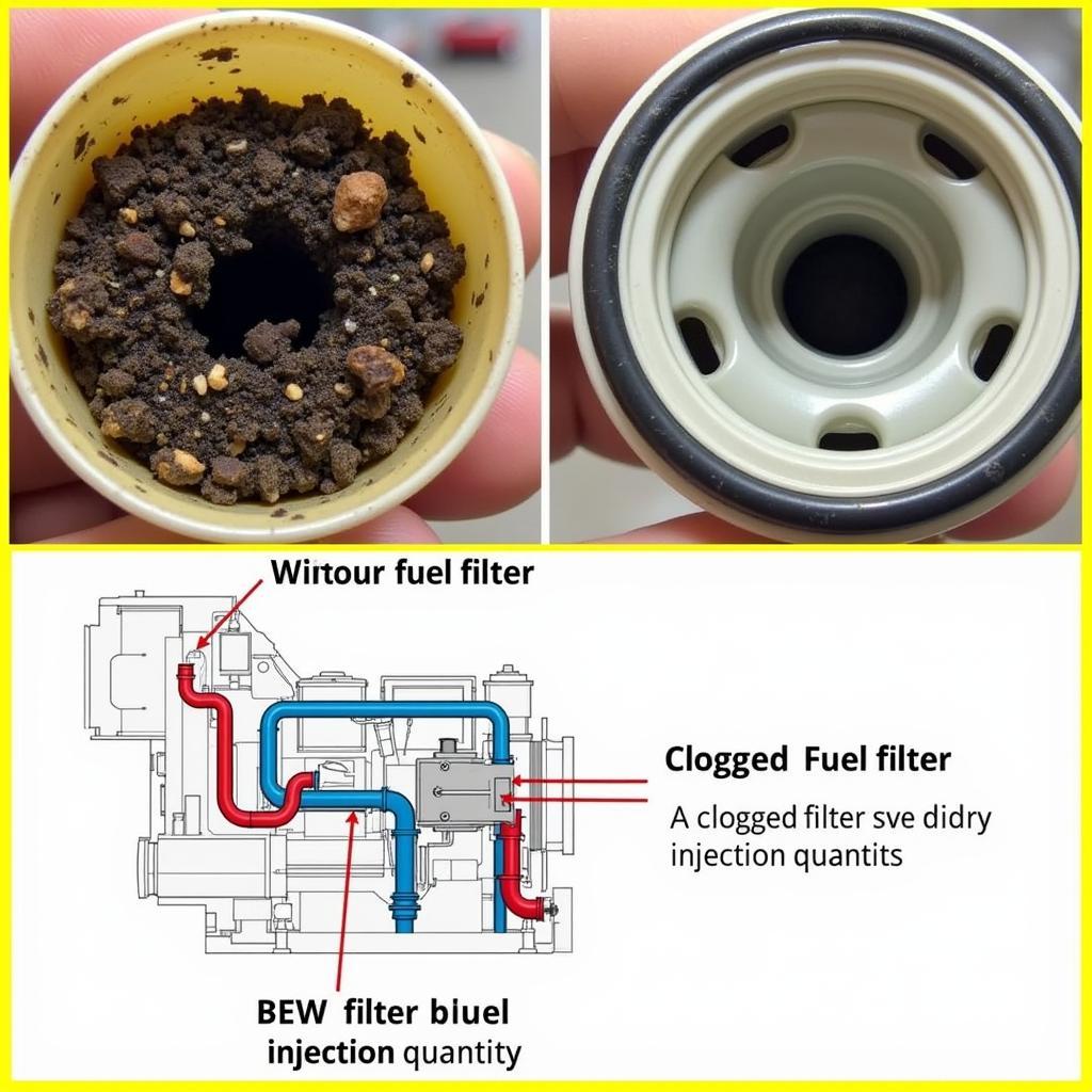 Clogged Fuel Filter Impact on BEW Engine