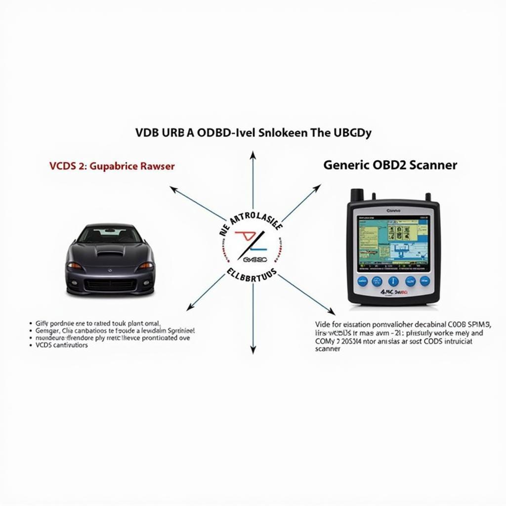 Comparison of VCDS and Generic OBD2 Scanner Capabilities