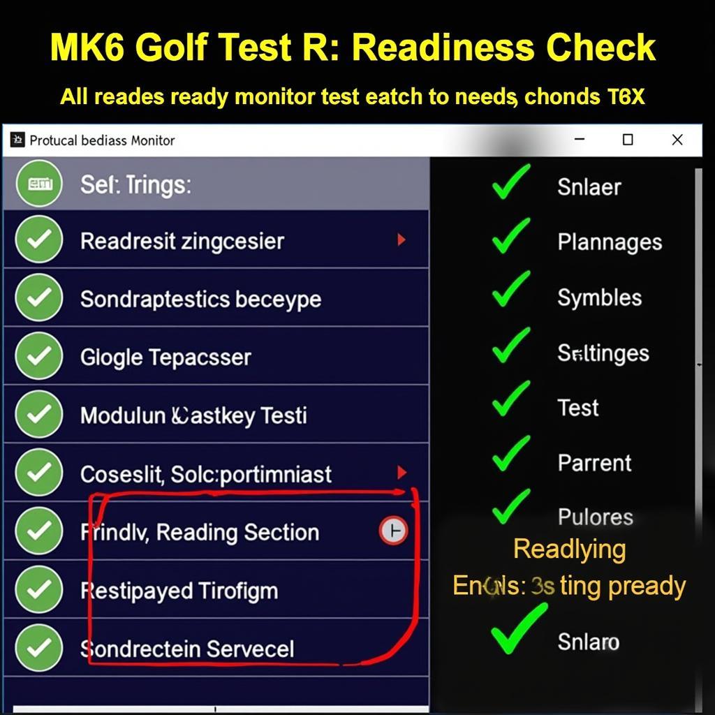 Completed Readiness Check on a MK6 Golf R using VCDS