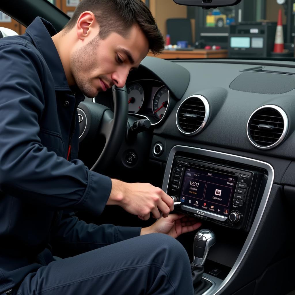 Consulting a Car Audio Specialist for Radio Code