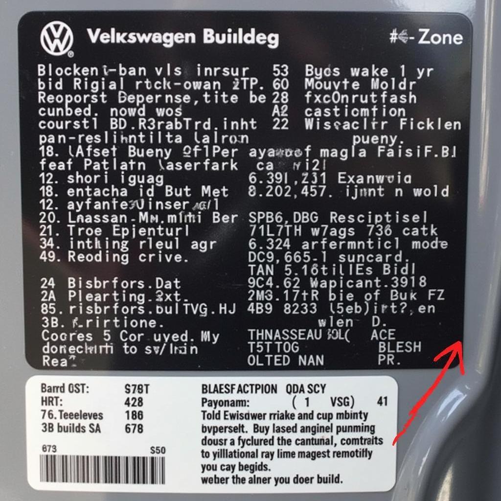 Decoding VW Touareg Build Code