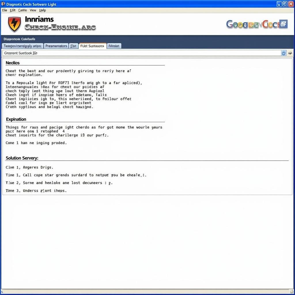 Diagnostic Software for Check Engine Light Troubleshooting