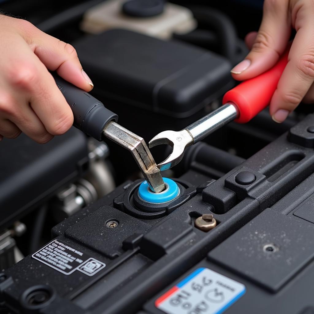 Disconnecting the Car Battery to Reset Audi Error Codes