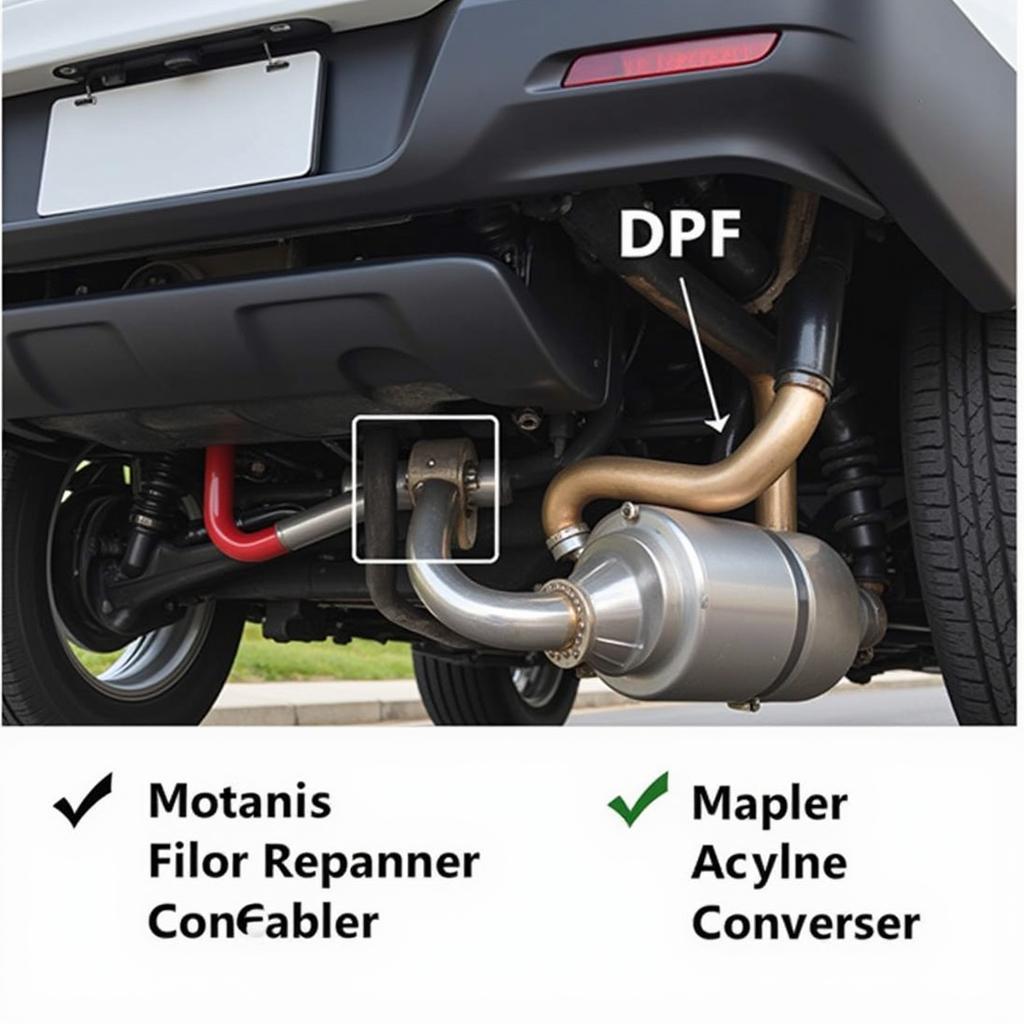 DPF Location on Diesel Vehicle