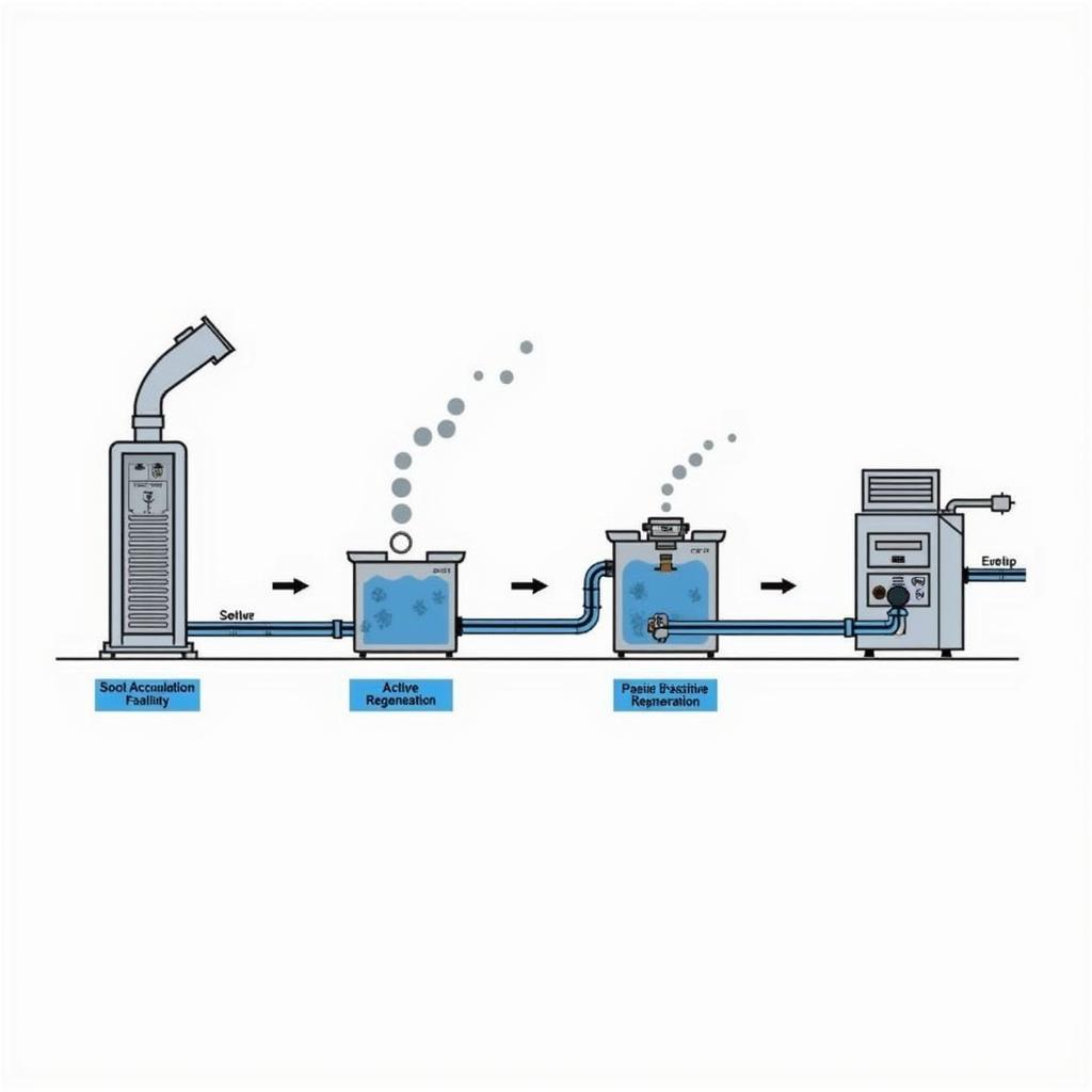 DPF Regeneration Process Diagram