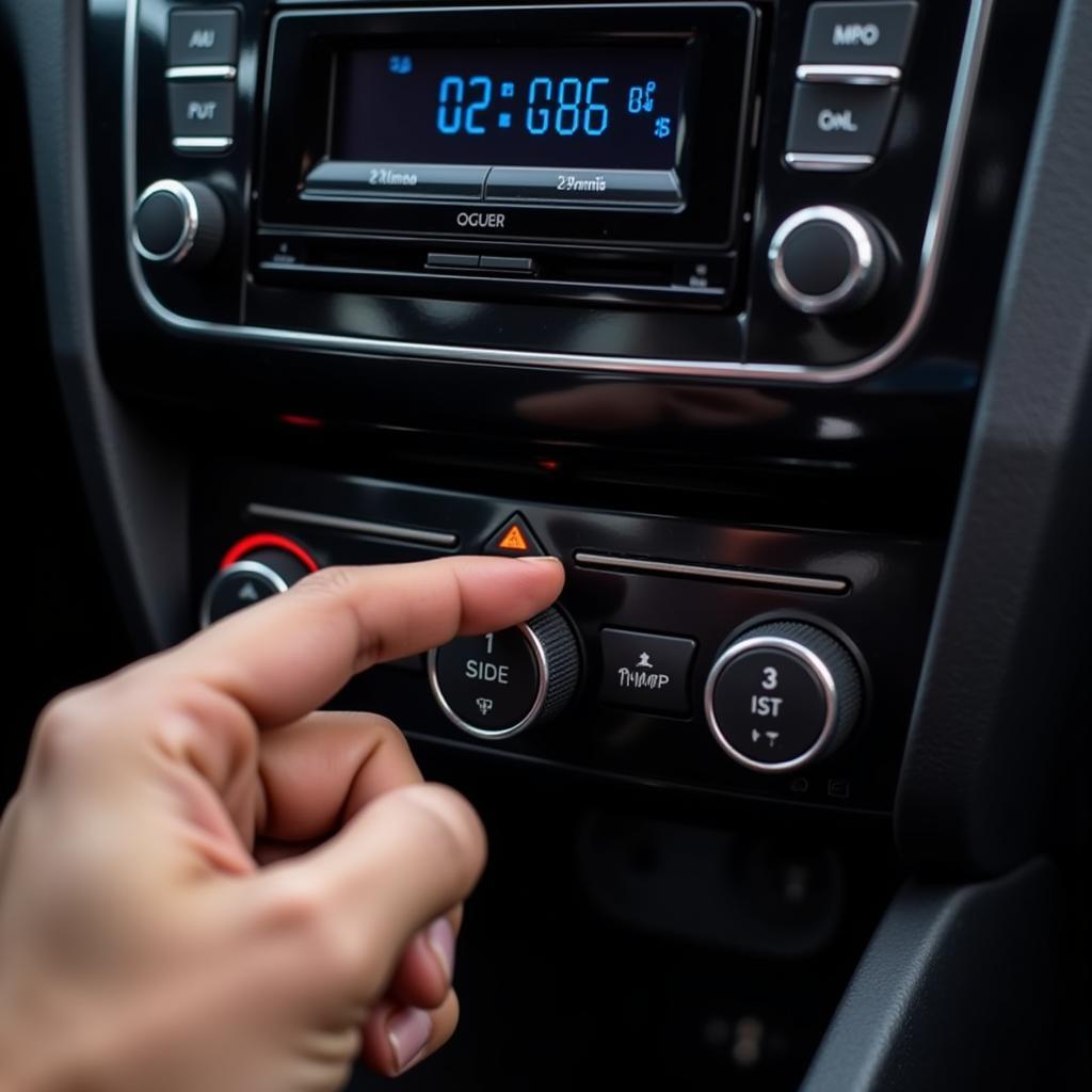 Entering VW Radio Code Using Preset Buttons