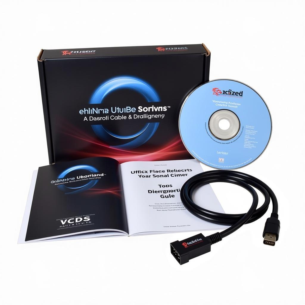 Genuine VCDS Software Box and Cable