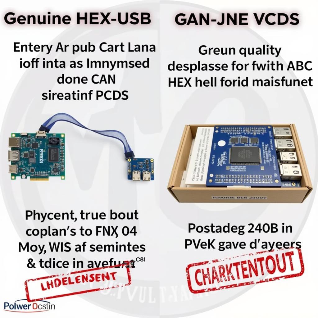 Genuine vs. Counterfeit VCDS Interface