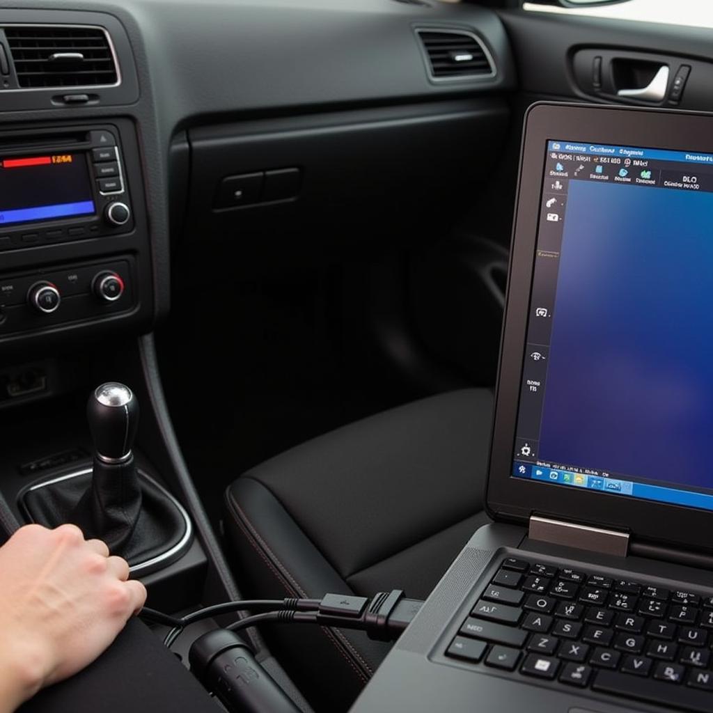 Connecting VCDS to Golf 4 OBD-II Port