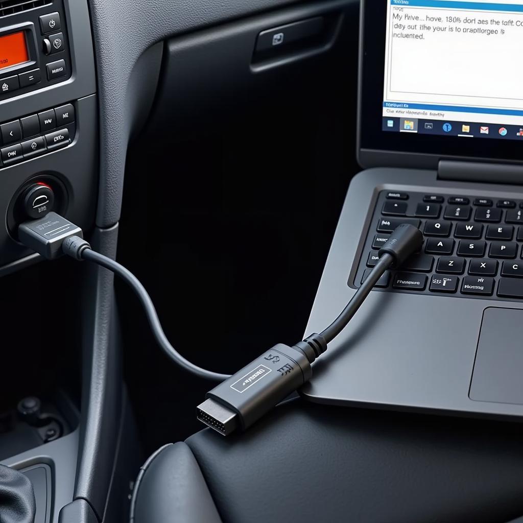 Golf 4 VCDS Diagnostic Cable Connection