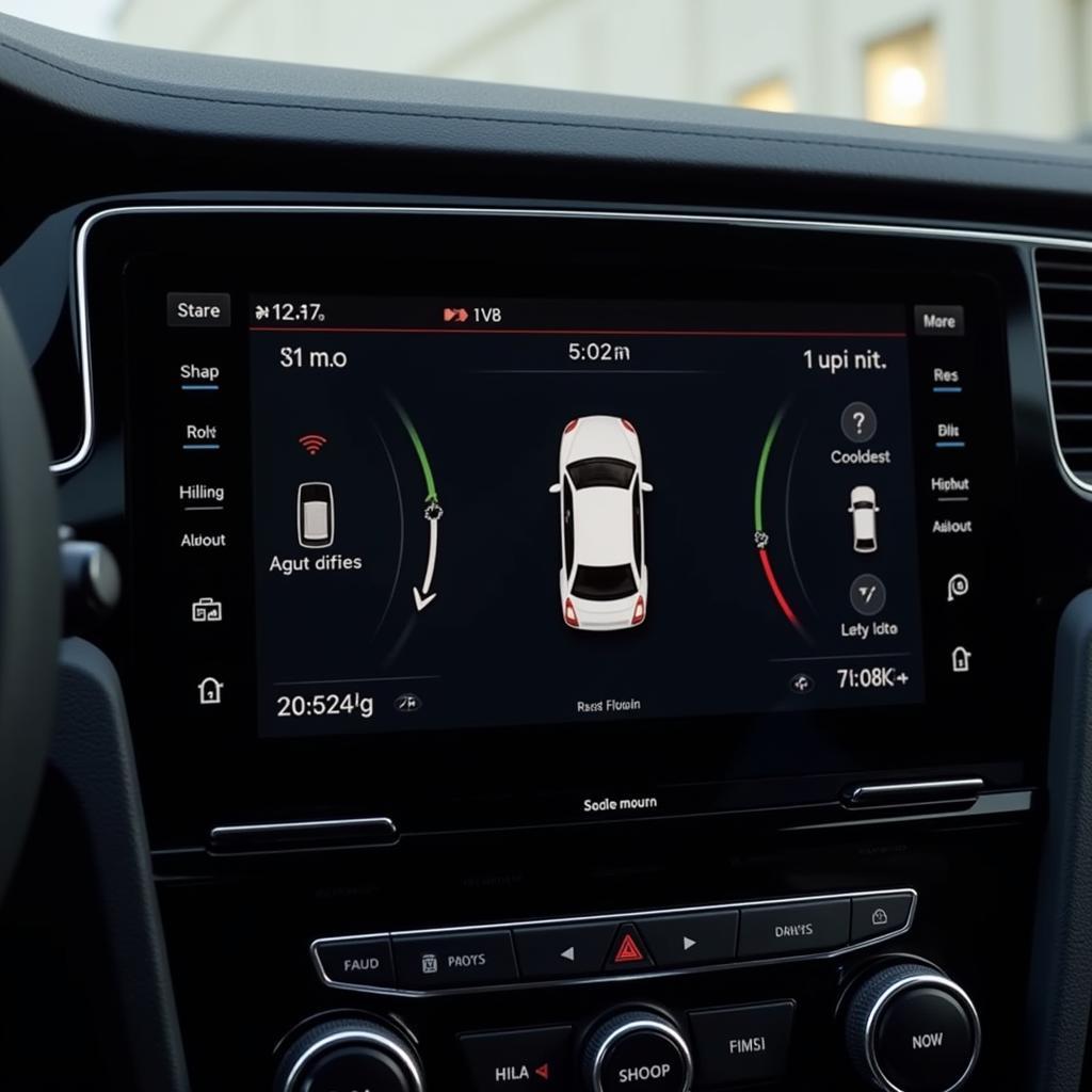 Golf 7 Driving Mode Selector Dashboard Display