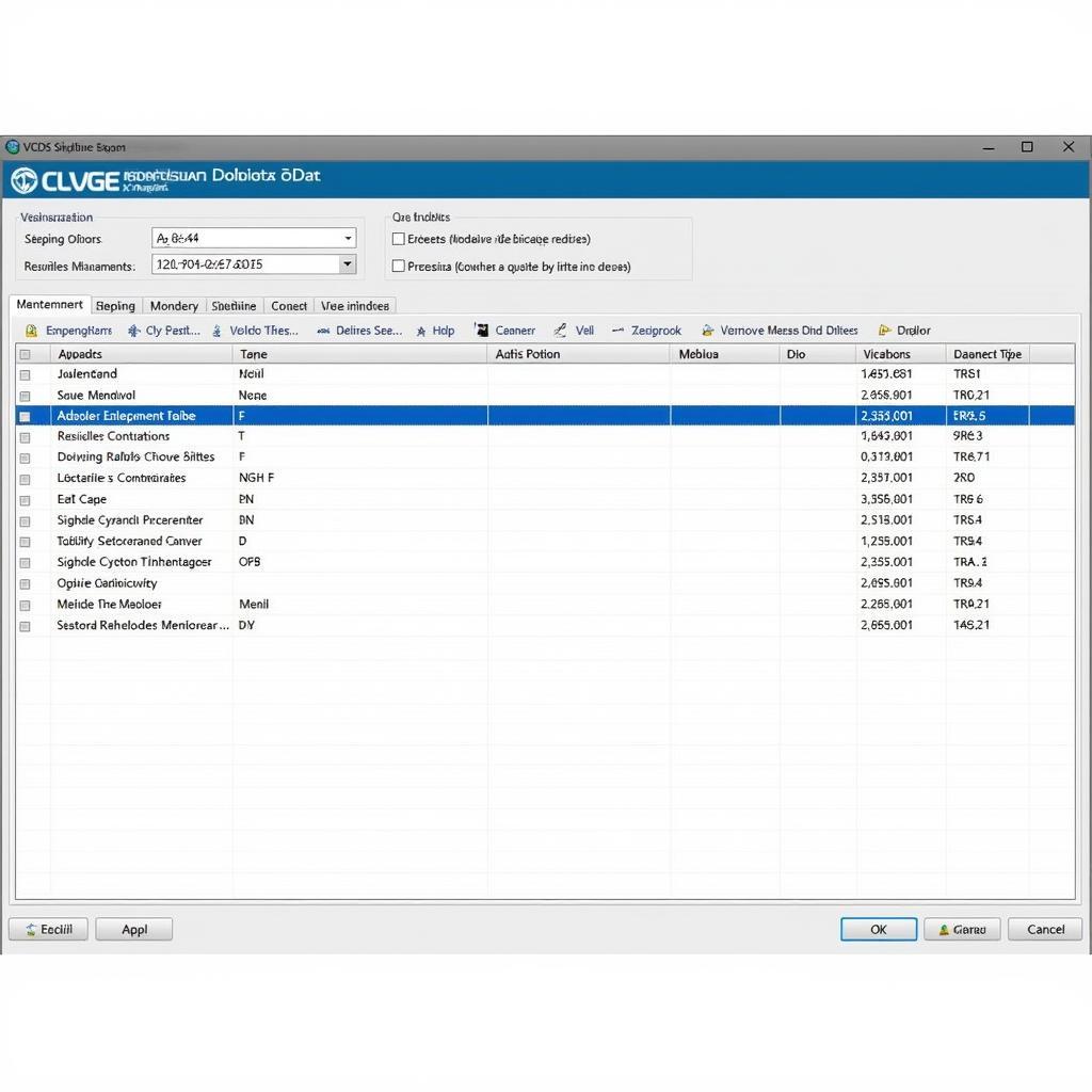 Golf 7 VCDS Software Interface