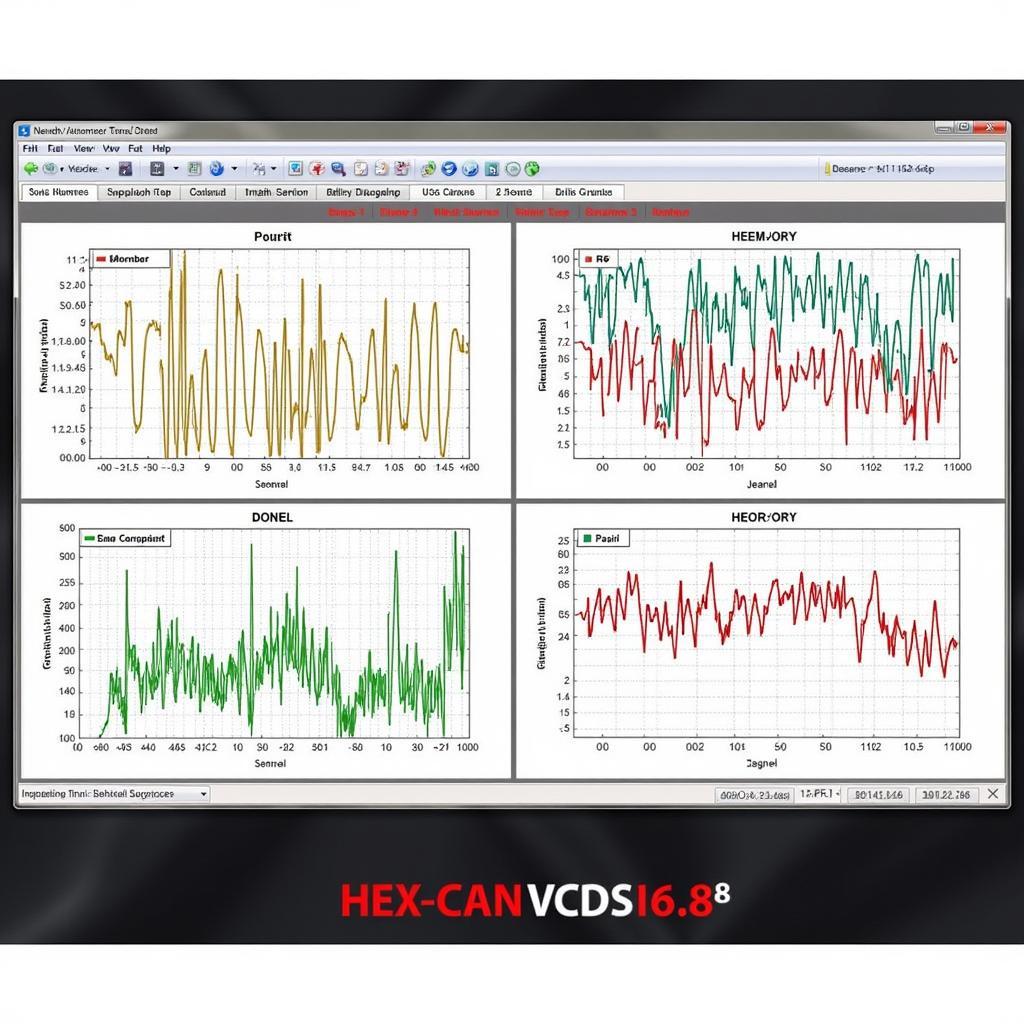 HEX-CAN VCDS 16.8 Live Data Monitoring on Laptop